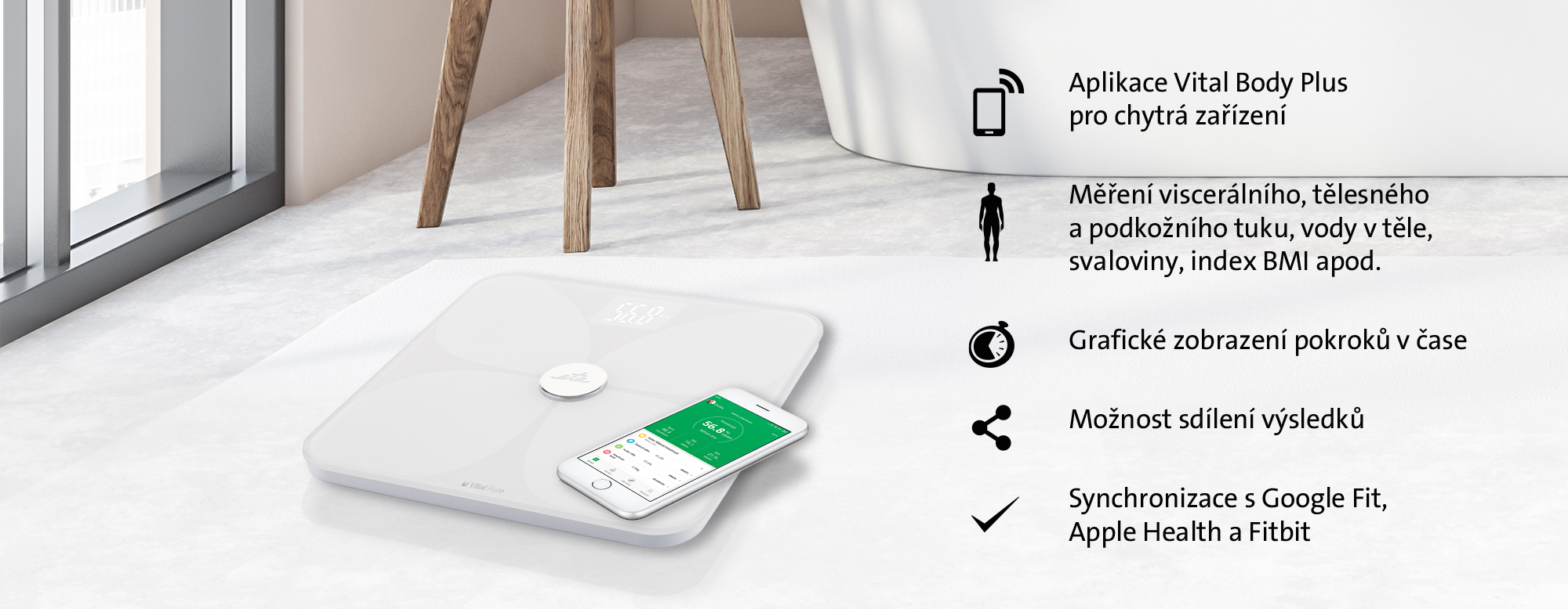 Osobní váha ETA Vital Pure 7781 90000