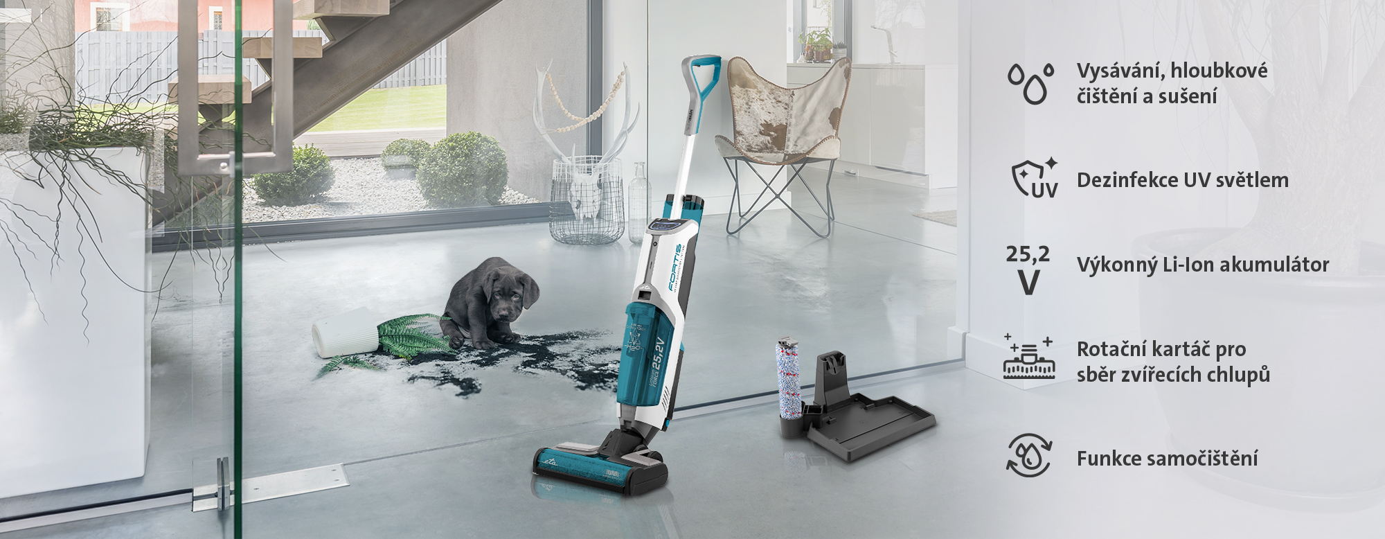 Tyčový vysavač ETA Fortis 7224 90000