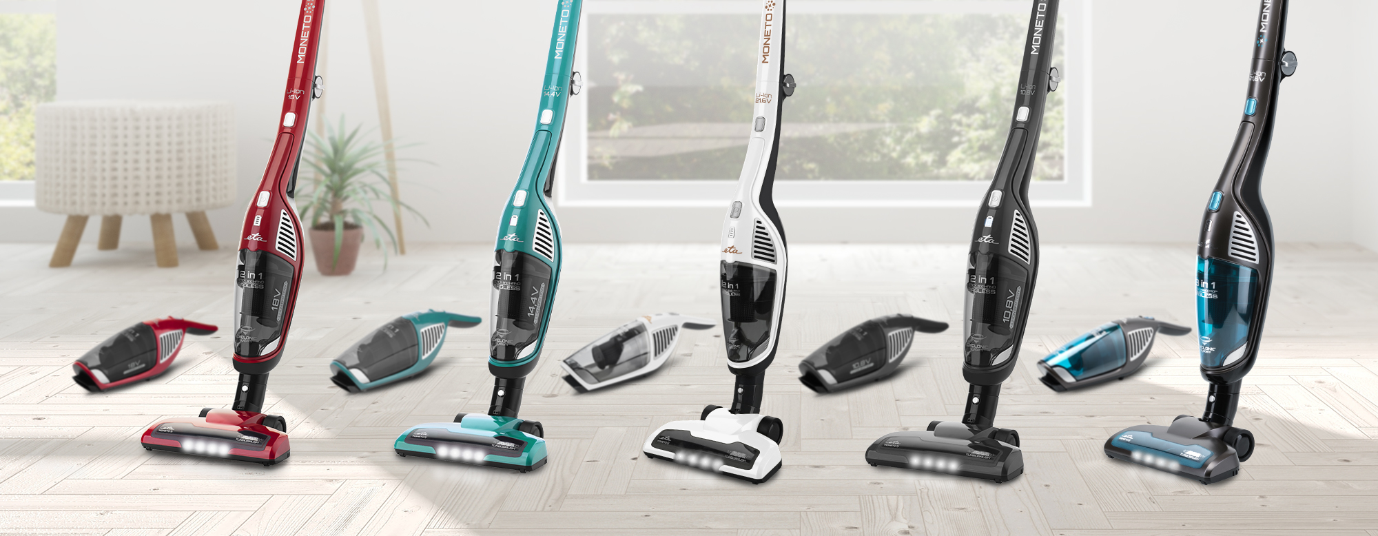 Tyčový vysavač ETA Moneto 3449 90000