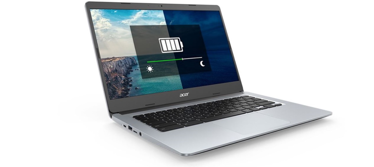 Notebook ACER Chromebook 314 CB3142HK6W8 stříbrný silver
