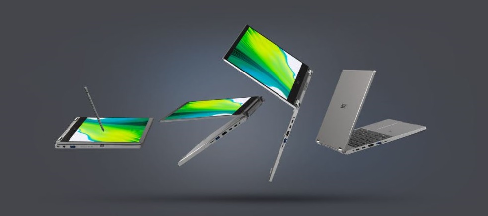 Notebook ACER Spin 3 SP31351N55S5 2 in 1 stříbrný silver