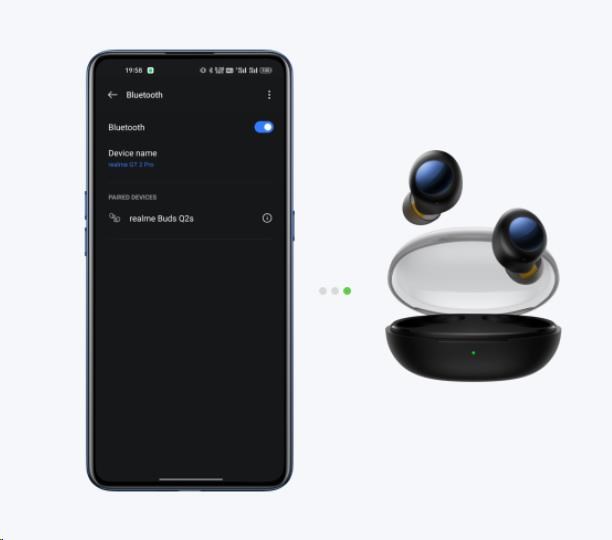 realme Buds Q2s Paper White