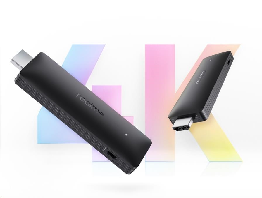 Multimediální centra REALME 4K Smart Google TV Stick