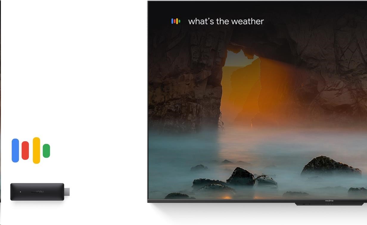 Multimediální centra REALME 4K Smart Google TV Stick