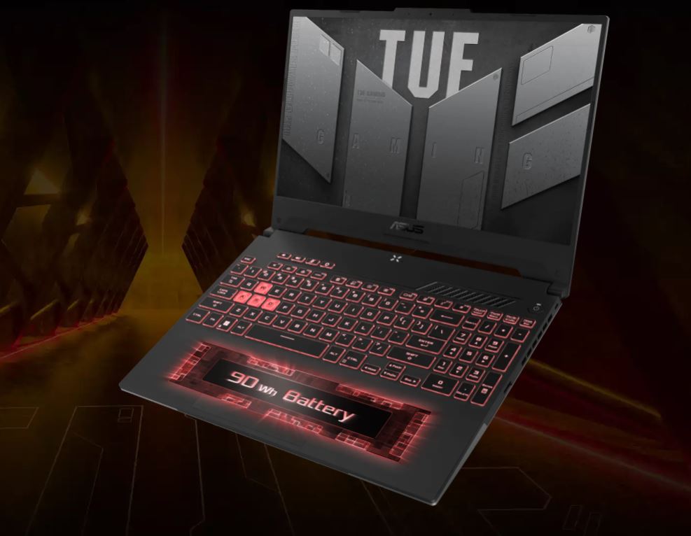 Herní notebook ASUS TUF Gaming A15 šedý gray