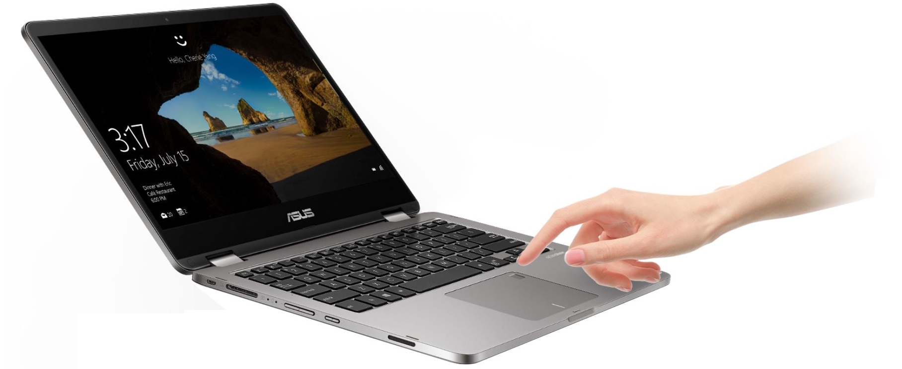 Notebook ASUS Vivobook Flip 14 TP401 šedý gray