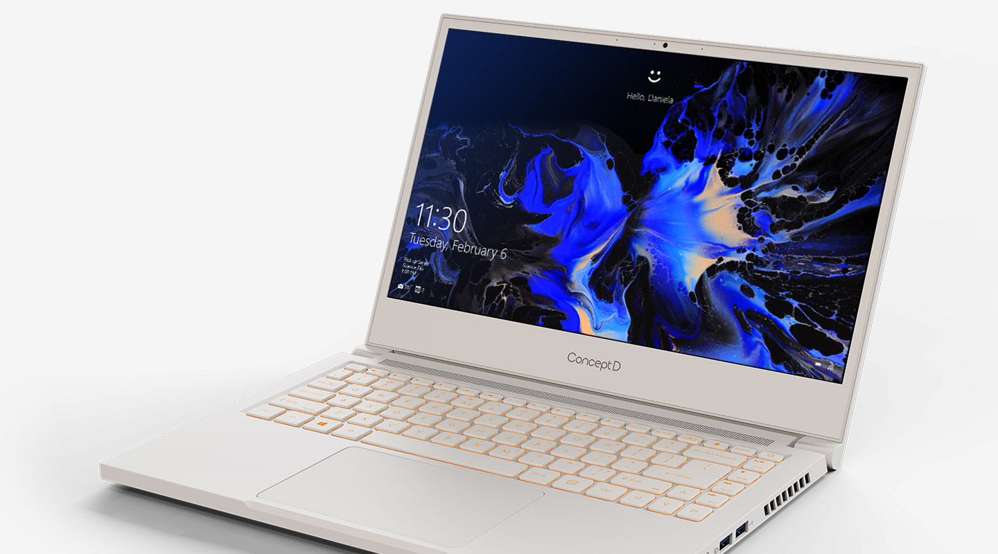 Notebook ACER ConceptD 3 Pro CN31572P7061 bílý white