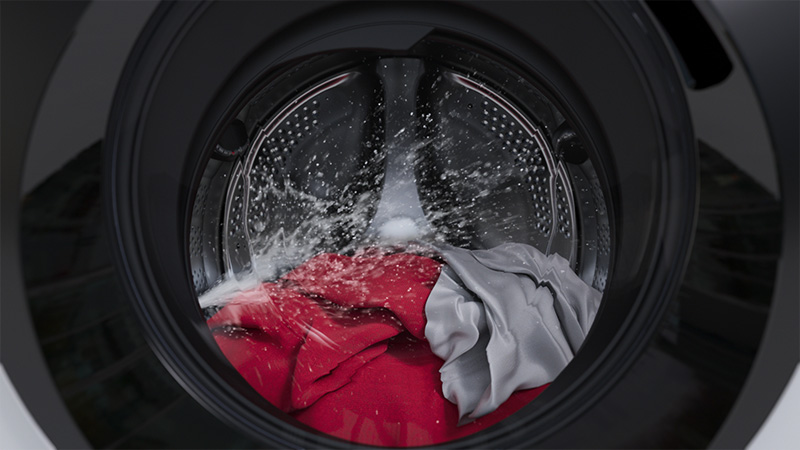 Úzká pračka s předním plněním HOOVER HW4 37AMBS1S