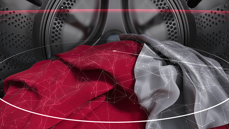 Úzká pračka s předním plněním HOOVER HW4 37AMBS1S