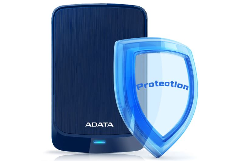 Přenosný pevný disk ADATA HV320 2TB modrý blue