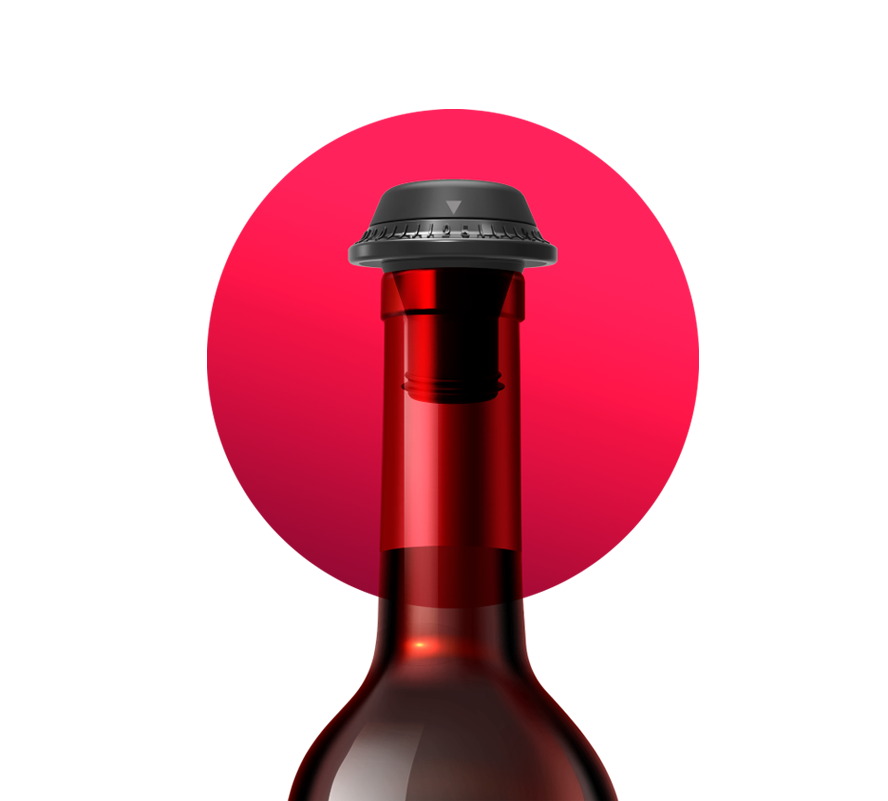  PRESTIGIO SET PRO UCHOVÁNÍ NEDOPITÝCH LÁHVÍ VÍNA