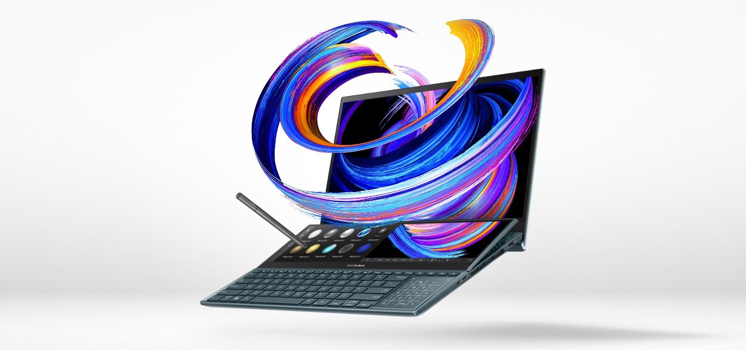 Asus Zenbook Pro Duo 15 OLEDUX582i712700H156''''4KT16GB1TB SSDRTX 3060W11HGray2R