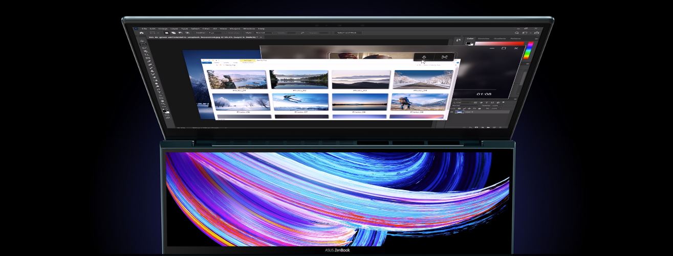 Asus Zenbook Duo 14UX482i71195G714''''FHD16GB1TB SSDIris XeW11HBlue2R