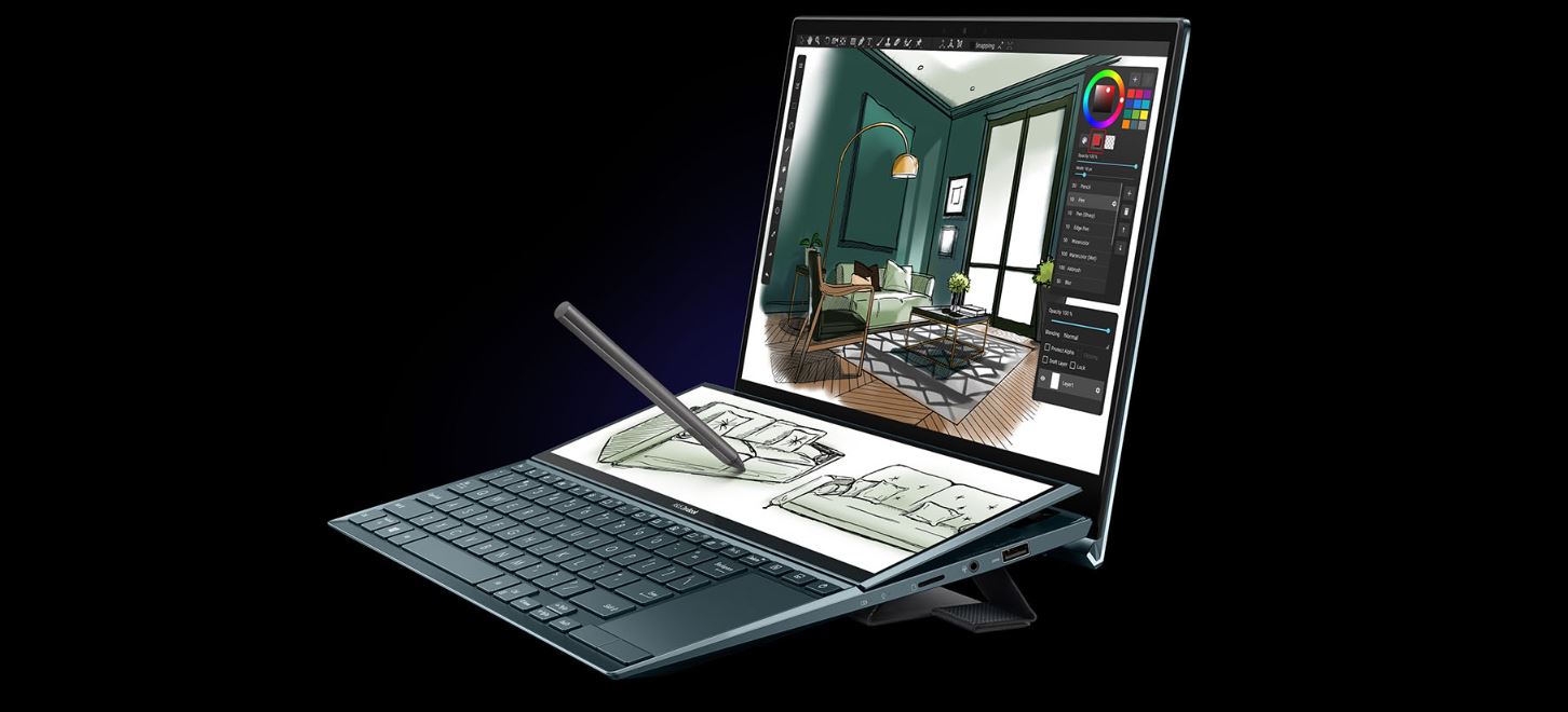 Asus Zenbook Duo 14UX482i71195G714''''FHD16GB1TB SSDIris XeW11HBlue2R