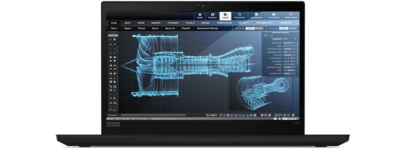 Notebook LENOVO ThinkPad P14s Gen 2 AMD černý black