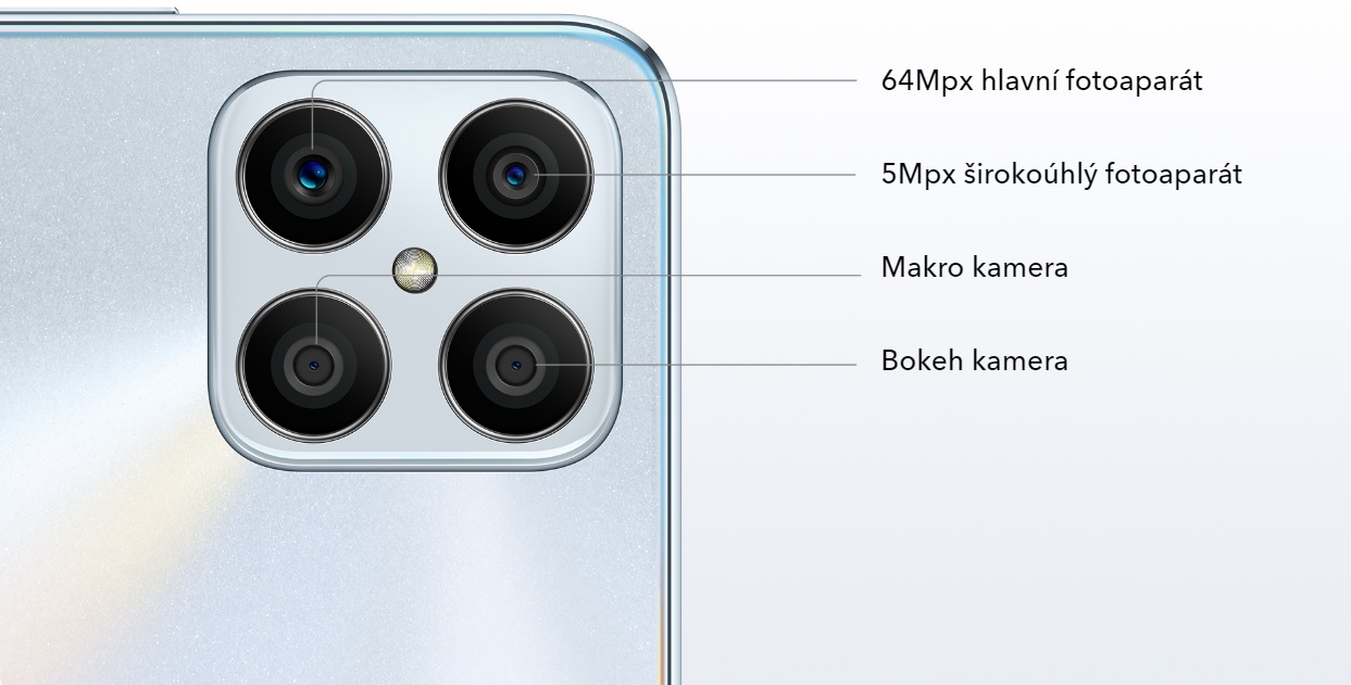 Mobilní telefon HONOR X8 6GB128GB černý