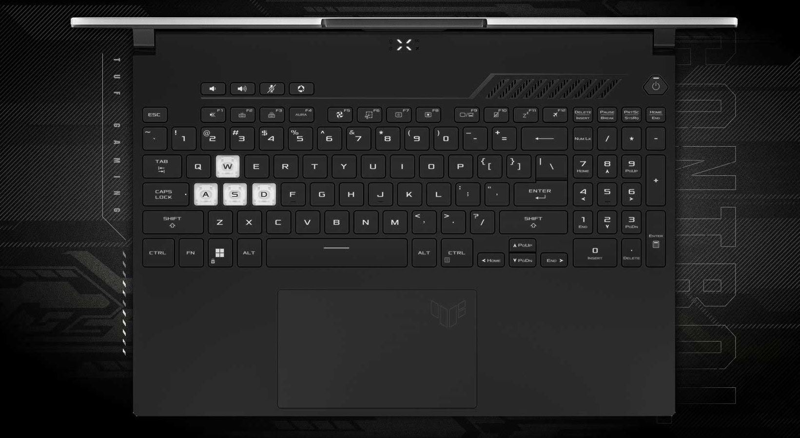 Herní notebook ASUS TUF Dash F15 2022 černý