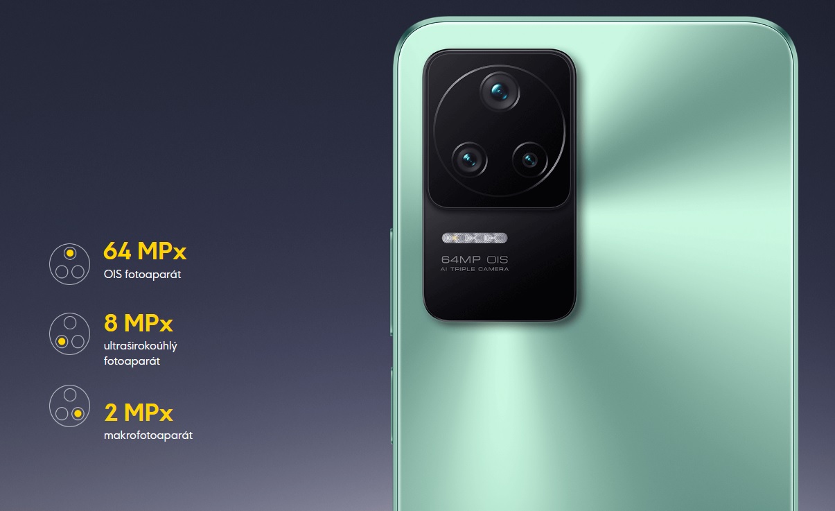 Mobilní telefon POCO F4 8GB256GB zelený green