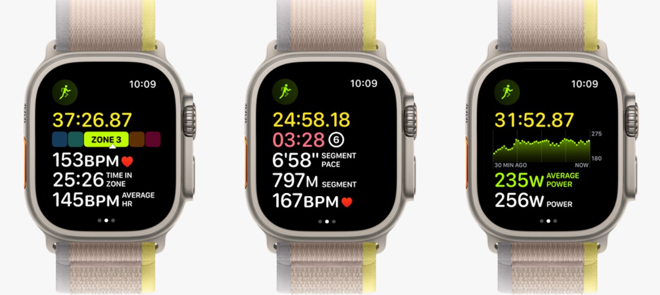 Chytré hodinky APPLE Watch Ultra GPS + Cellular 49mm Titanium Case with Starlight Alpine Loop  Lar