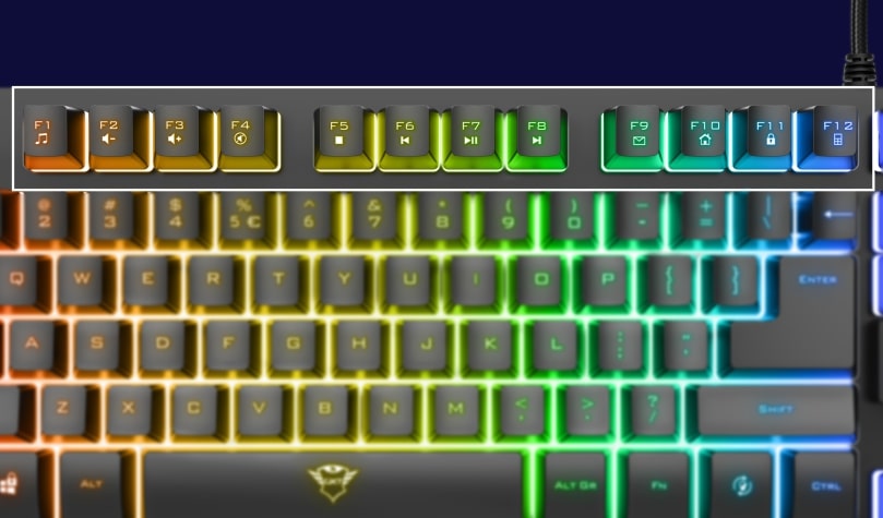Klávesnice TRUST GXT833 THADO TKL KEYBOARD CZSK