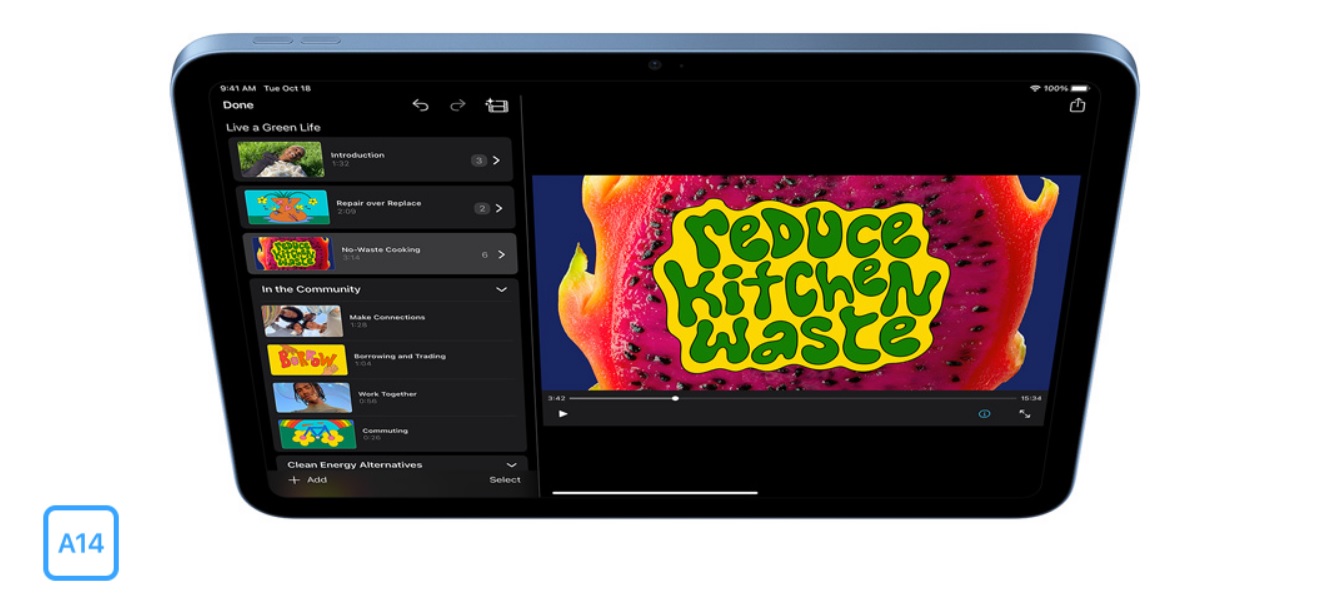 Tablet APPLE iPad 109'' WiFi + Cell modrý blue