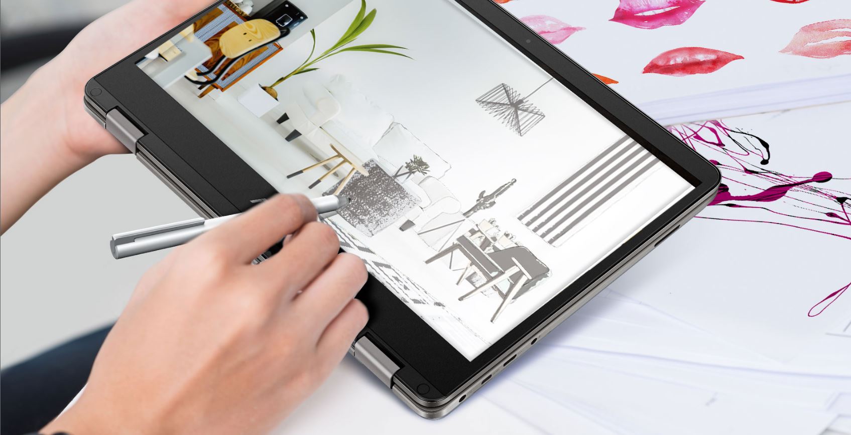 Notebook ASUS Vivobook Flip 14 TP401 stříbrný silver