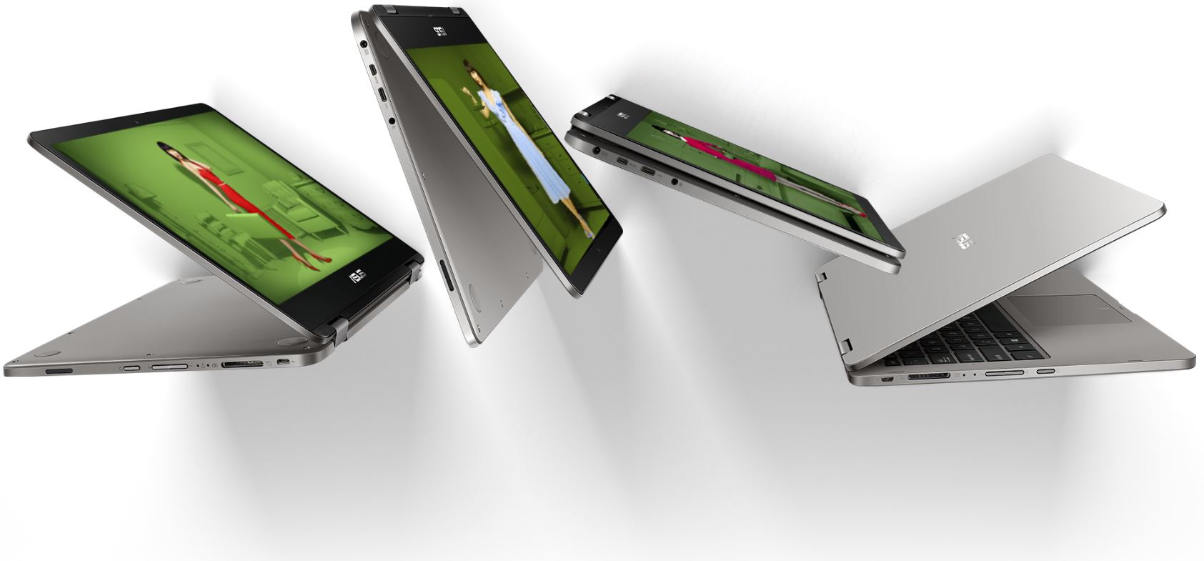 Notebook ASUS Vivobook Flip 14 TP401 stříbrný silver