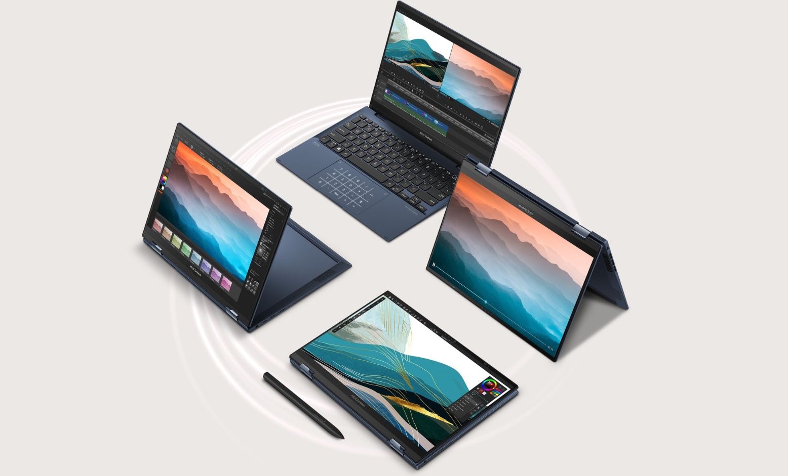 Notebook ASUS Zenbook S 13 Flip OLED modrý blue