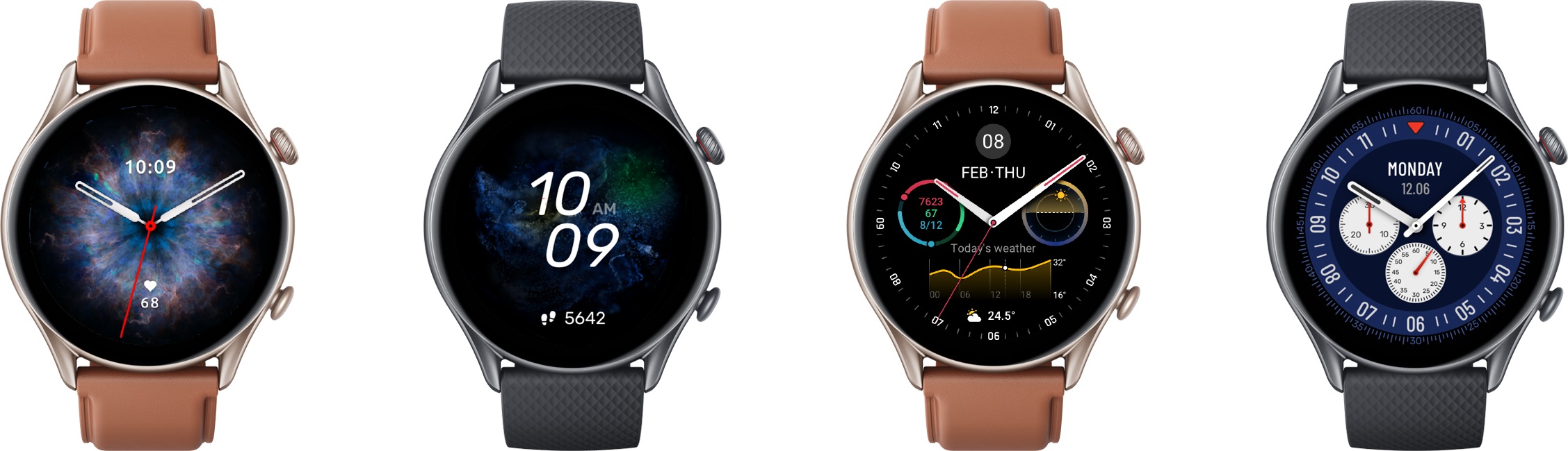 Chytré hodinky AMAZFIT GTR 3 Pro hnědý brown