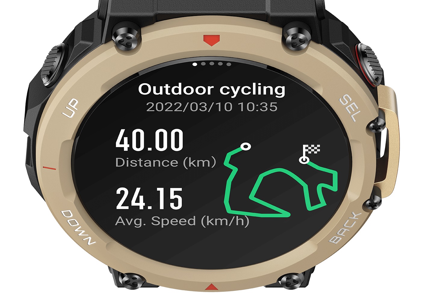 Chytré hodinky AMAZFIT TRex 2 Wild Green
