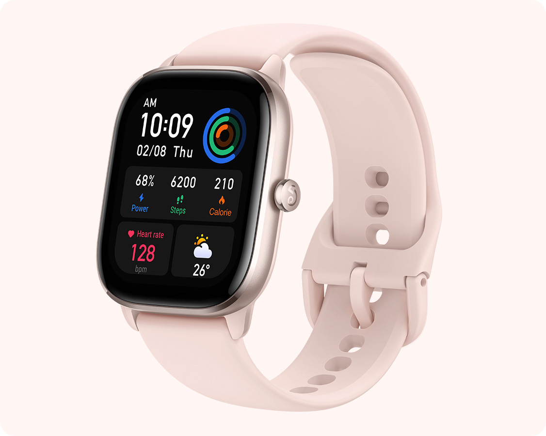 Chytré hodinky AMAZFIT GTS 4 Mini PinkSport BandPink