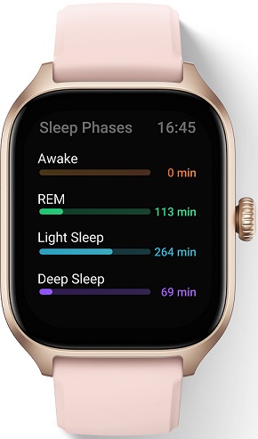 Chytré hodinky AMAZFIT GTS 4Autumn BrownSport BandBrown