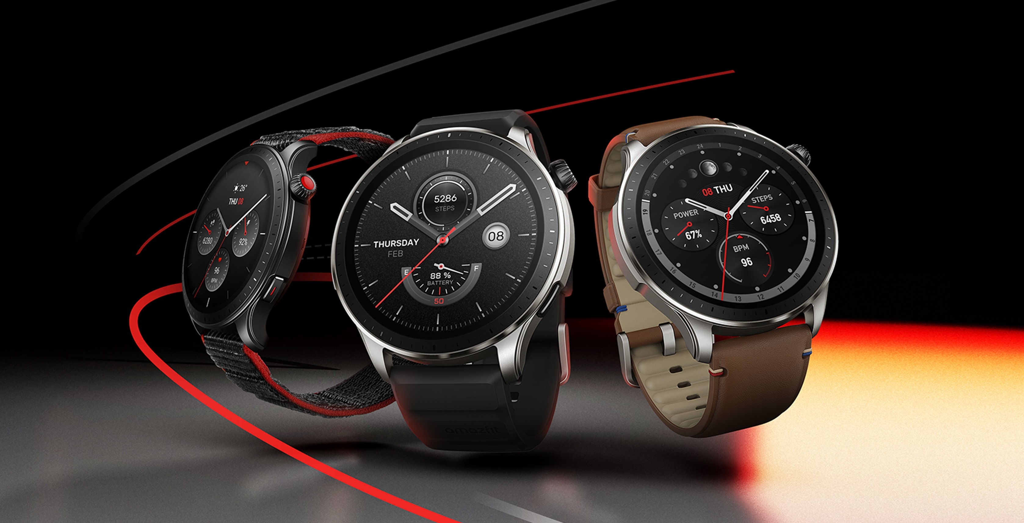 Chytré hodinky AMAZFIT GTR 4Racetrack GreySport BandGray