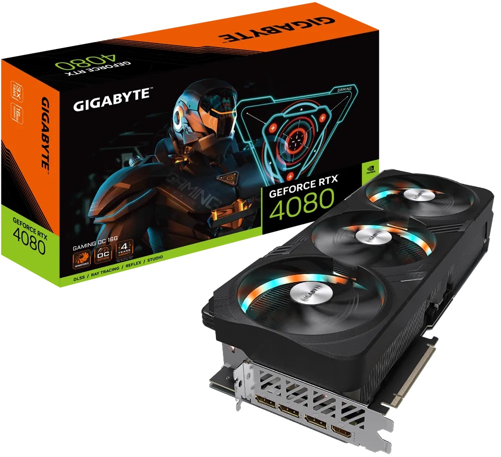 Grafická karta GIGABYTE RTX 4080 Gaming OC