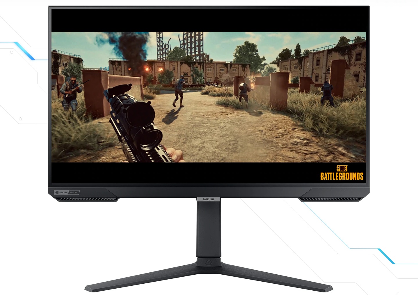 27 LED monitor SAMSUNG Odyssey G40B černý black
