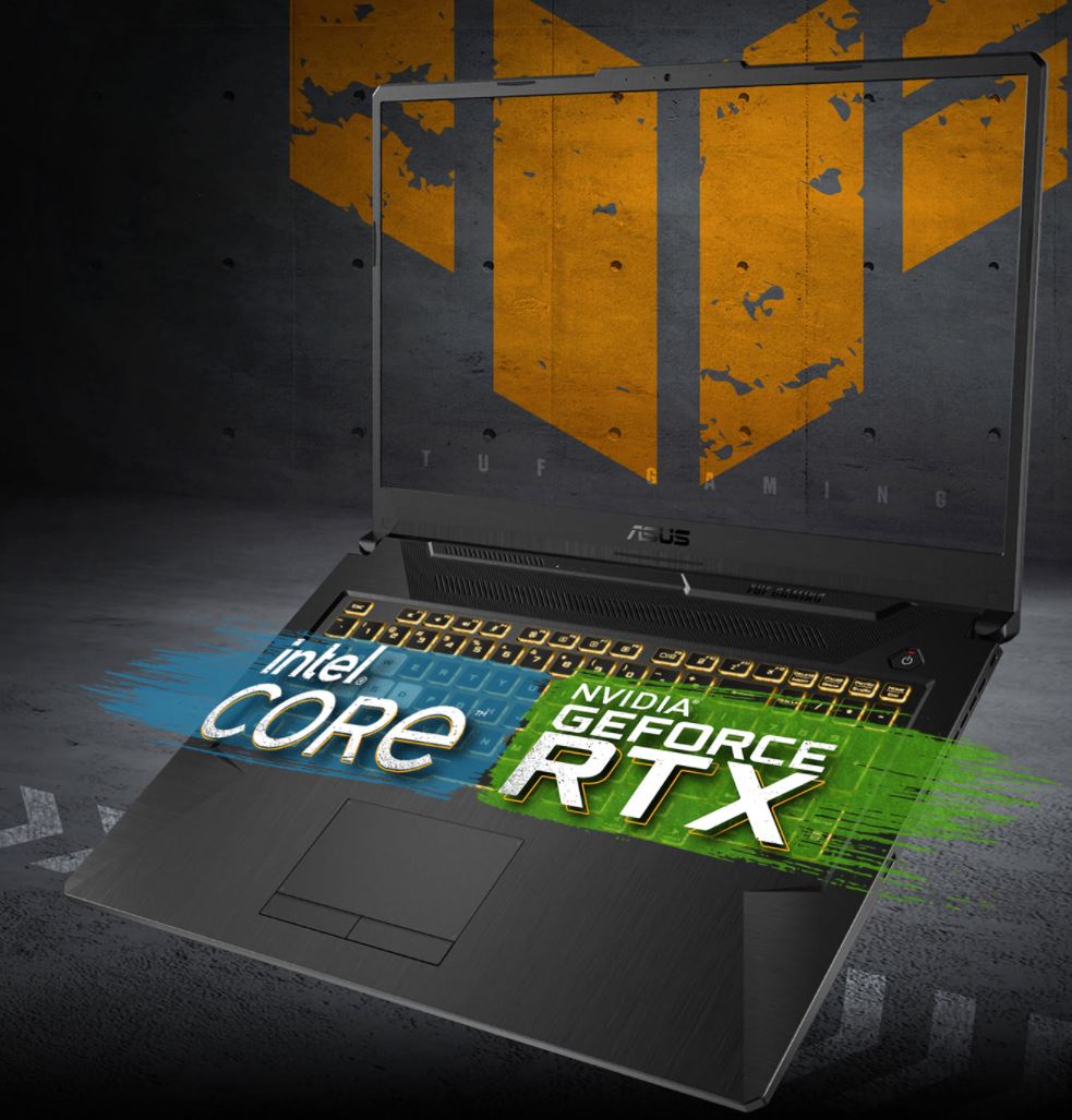 Herní notebook ASUS TUF Gaming F17 FX706HCHX007W šedý grey