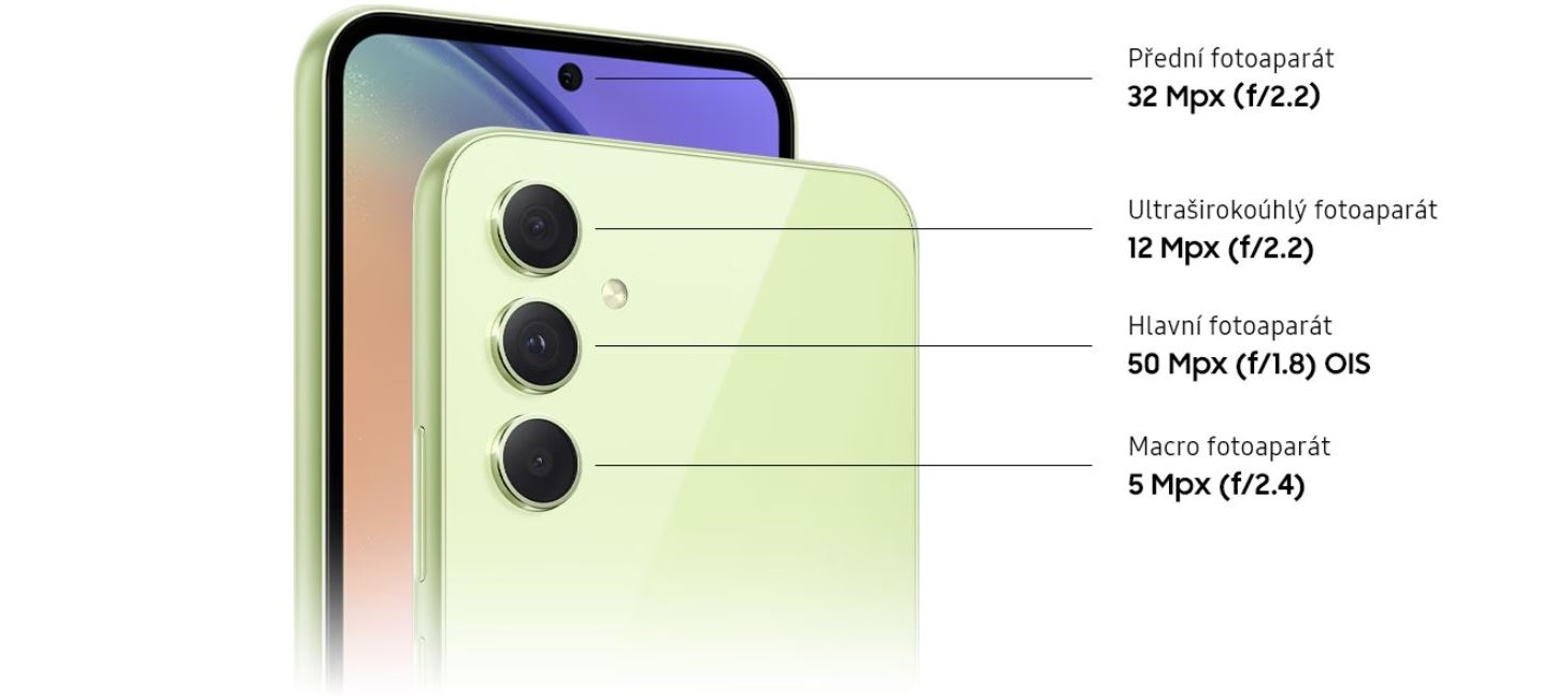 Mobilní telefon SAMSUNG Galaxy A54 5G 8GB128GB zelená green
