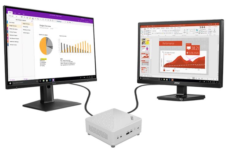 Mini počítač MSI Cubi 5 10M Mini 10M427EU černý black