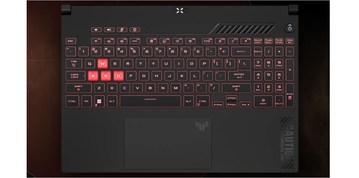 Herní notebook ASUS TUF Gaming A15 šedý gray