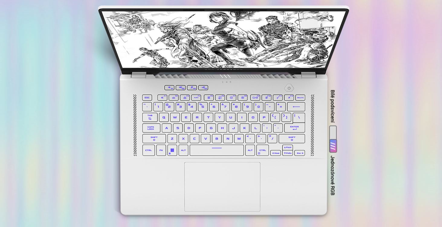 Herní notebook ASUS ROG Zephyrus G16 GU603ZI šedý gray