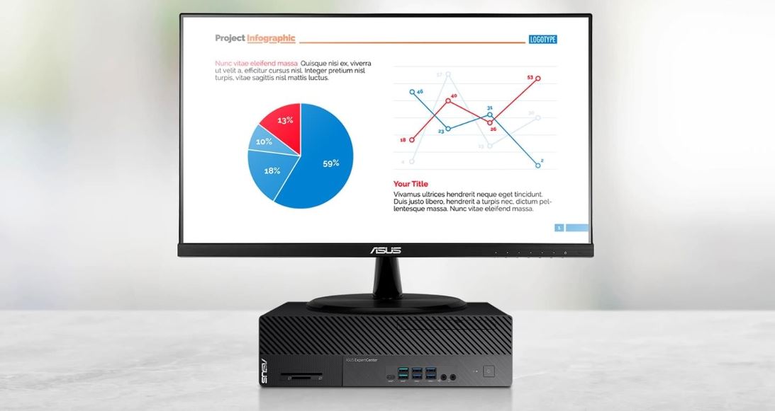 Počítač ASUS ExpertCenter D9 SFF černý black