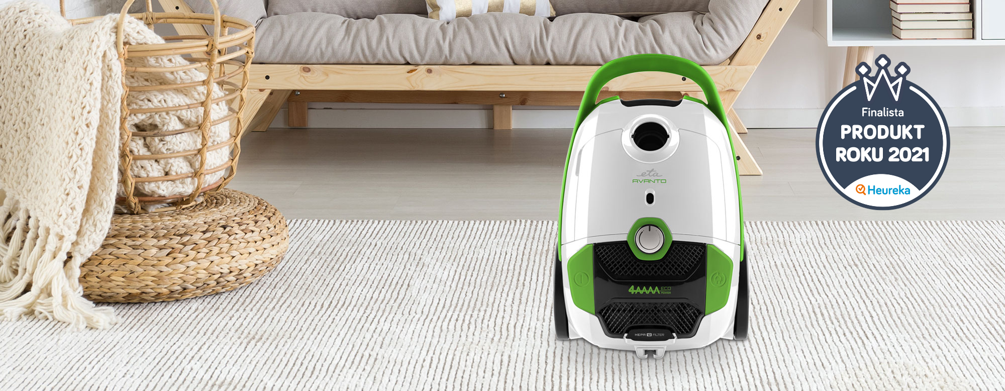 Podlahvý vysavač ETA Avanto 0519 zelená green