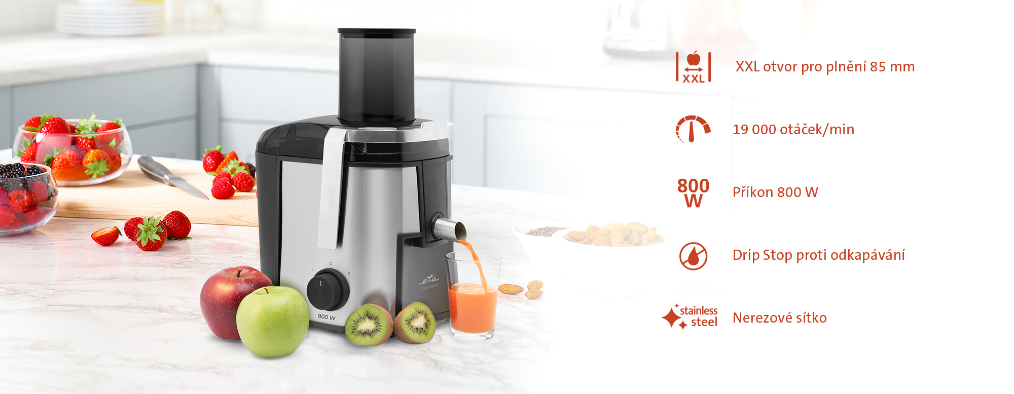 Odšťavňovač ETA ETA Fresher II 5032