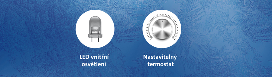 Chladnička s mrazákem ETA 2547 stříbný silver