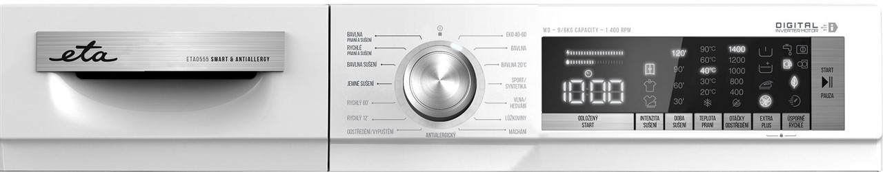 Pračka se sušičkou ETA 0555 bílý white