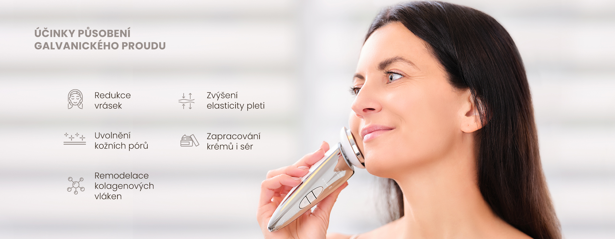 Galvanická žehlička na pleť ETA Fenité 6353