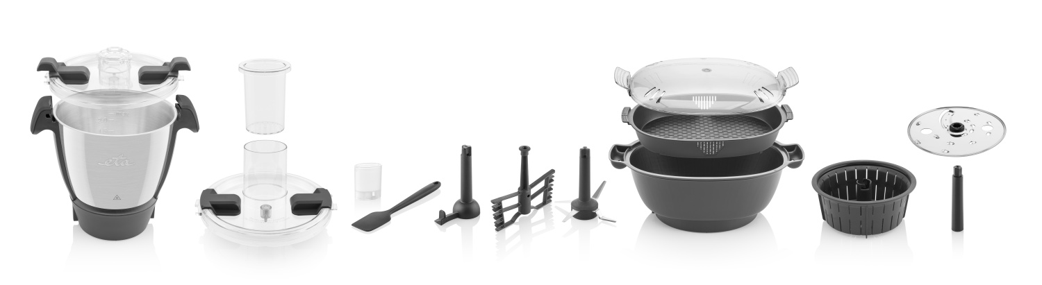 Multifunkční robot ETA Leonardo 0070 bílošedá