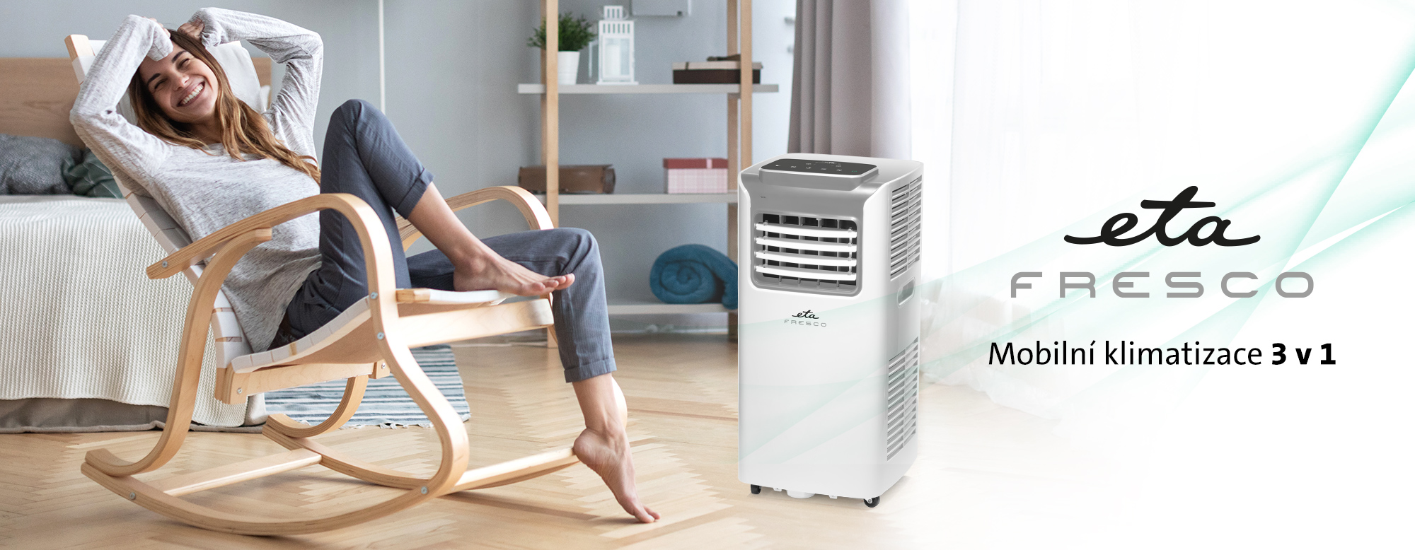 Mobilní klimatizace ETA Fresco 0578 bílý white