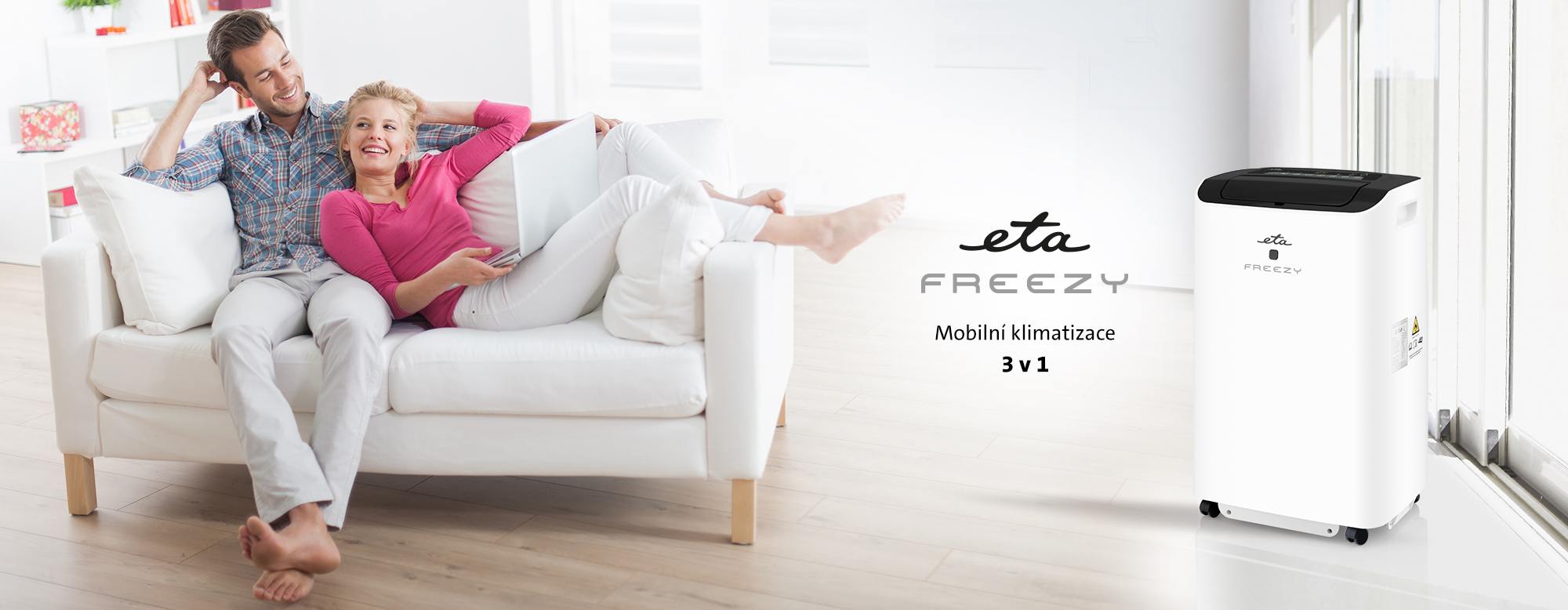 Mobilní klimatizace ETA Freezy 1578 bílý white