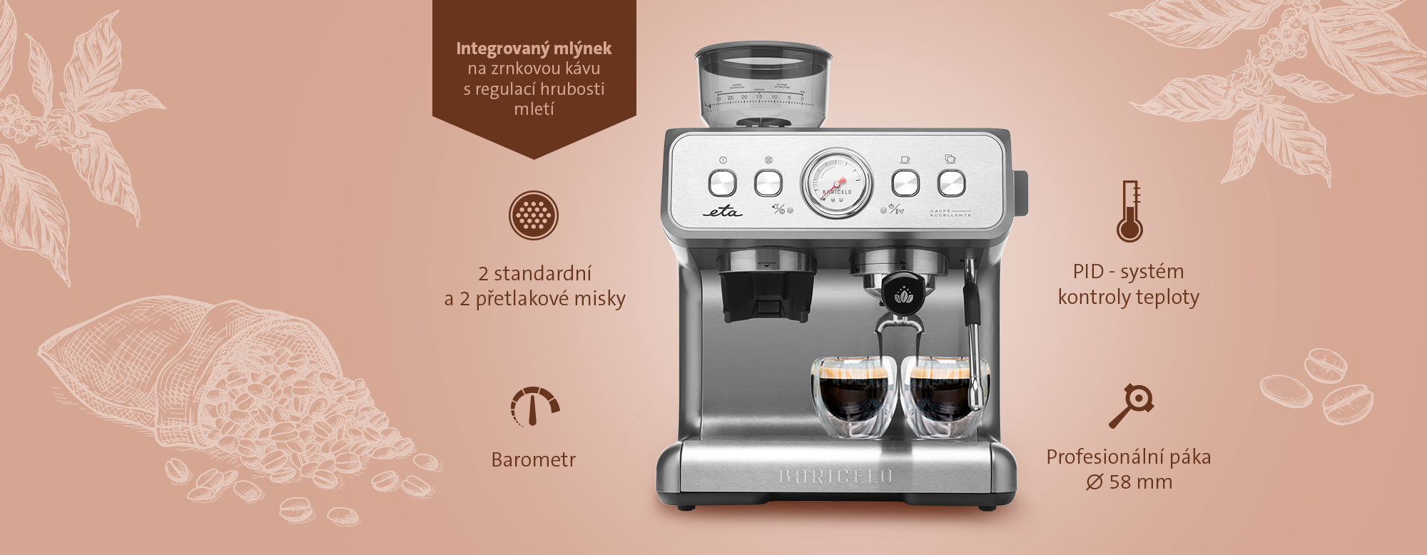 Kávovar ETA Baricelo 7181